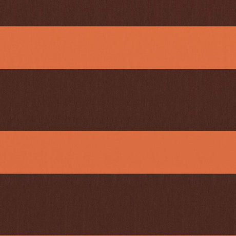 Vidaxl Balkon Bildschirm 75 x 400 cm Oxford Fabric Orange und Braun