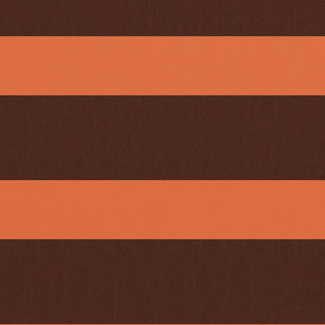 Vidaxl Balkon Bildschirm 120x600 cm Oxford Fabric Orange und Braun