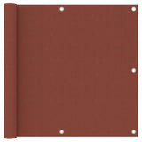 Vidaxl Balkon Bildschirm 90x300 cm Oxford Fabric Terrakotta