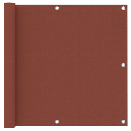 Vidaxl Balkon Bildschirm 90 x 500 cm Oxford Fabric Terrakotta