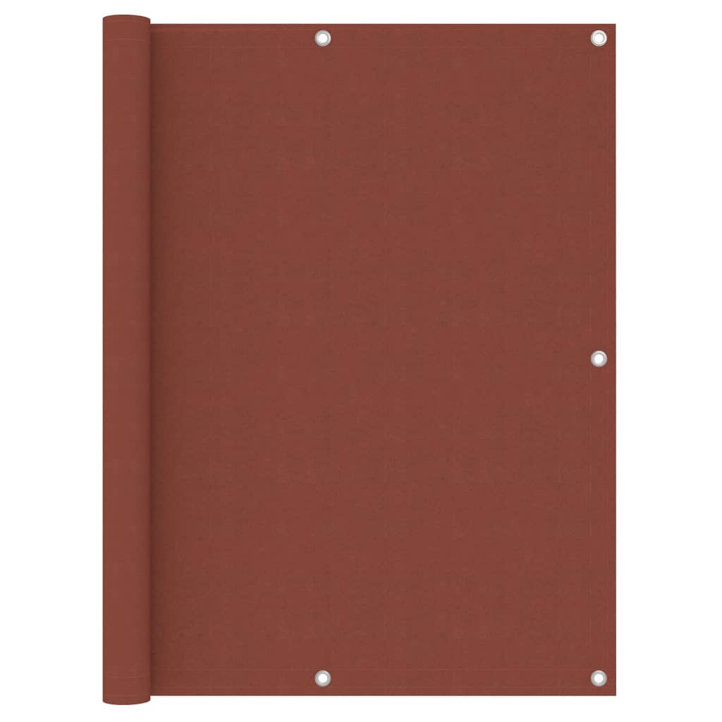Vidaxl Balkon Bildschirm 120x600 cm Oxford Fabric Terrakotta
