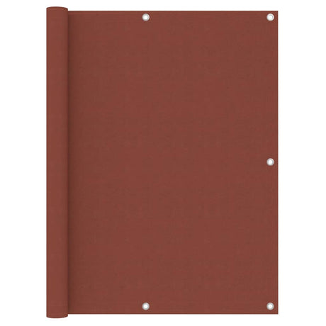 Vidaxl Balkon Bildschirm 120x600 cm Oxford Fabric Terrakotta