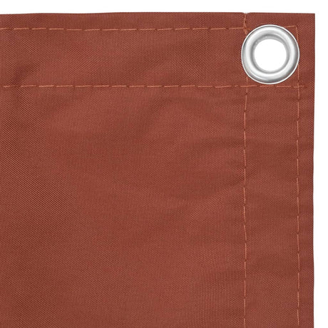 Vidaxl Balkon Bildschirm 120x600 cm Oxford Fabric Terrakotta