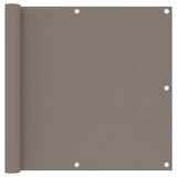 Vidaxl Balcony screen 90x300 cm Oxford fabric taupe