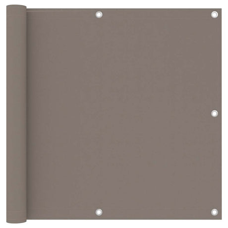 Vidaxl Balkon Bildschirm 90x300 cm Oxford Stofftaupe