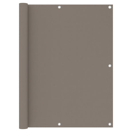 Vidaxl Balkon Bildschirm 120x300 cm Oxford Stofftaupe