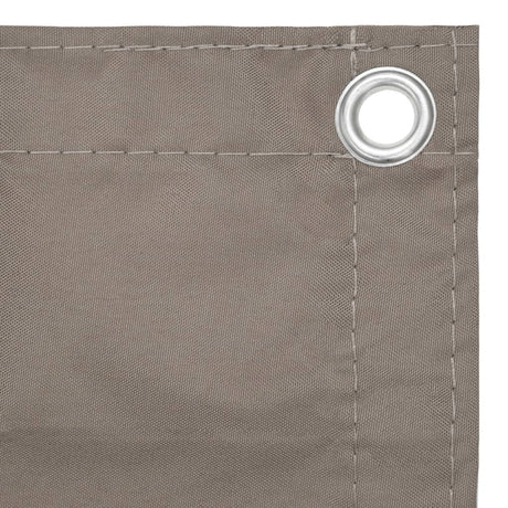 Vidaxl Balkon Bildschirm 120x300 cm Oxford Stofftaupe