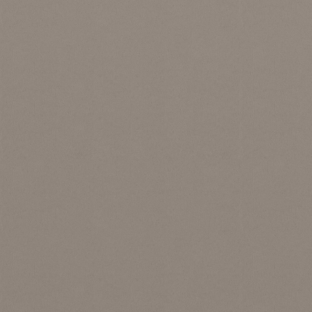 Vidaxl Balkon Bildschirm 120x600 cm Oxford Stofftaupe