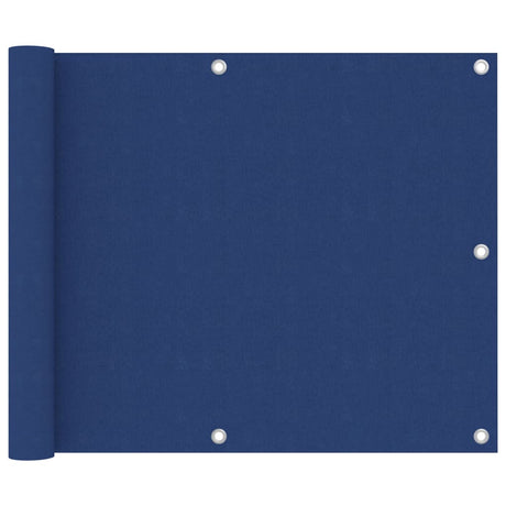 Vidaxl Balkon Bildschirm 75x300 cm Oxford Stoff blau