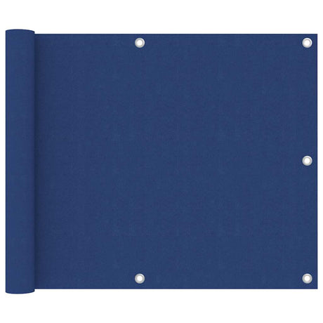 Vidaxl Balkon Bildschirm 75x400 cm Oxford Stoff blau