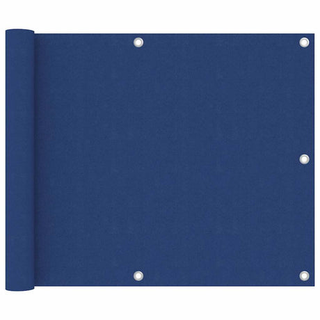 Vidaxl Balkon Bildschirm 75x500 cm Oxford Stoff blau
