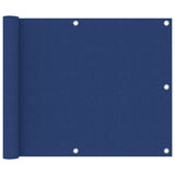 Vidaxl Balkon Bildschirm 75x500 cm Oxford Stoff blau