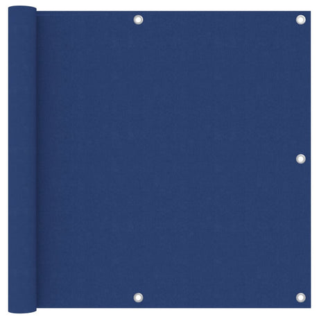 Vidaxl Balkon Bildschirm 90x600 cm Oxford Stoff blau