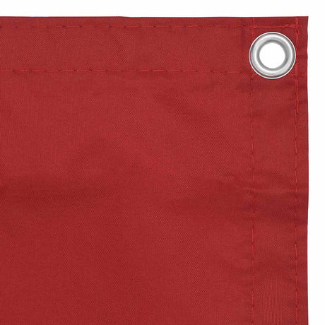 Vidaxl balkonscherm 90x600 cm oxford stof rood