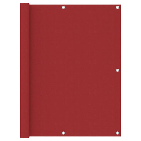 Vidaxl Balkon Bildschirm 120x600 cm Oxford Stoff rot