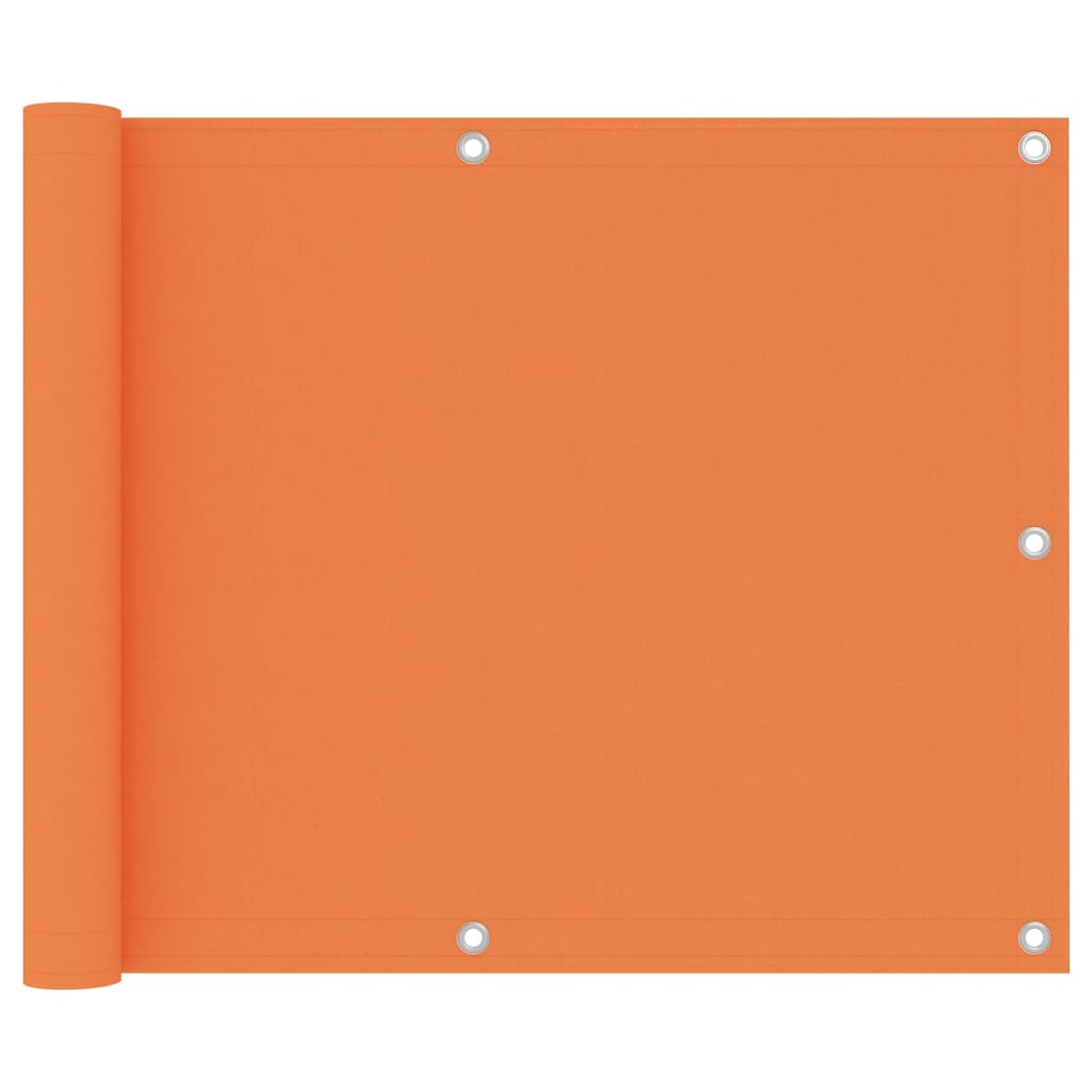 Vidaxl Balkon Bildschirm 75x500 cm Oxford Fabric Orange
