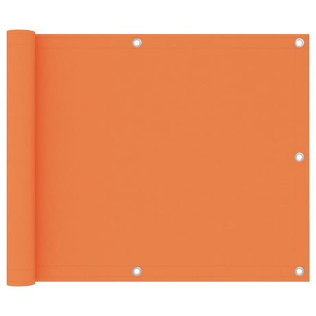Vidaxl Balkon Bildschirm 75x500 cm Oxford Fabric Orange