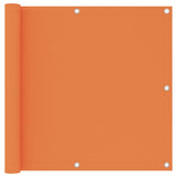 Vidaxl Balkon Bildschirm 90x400 cm Oxford Fabric Orange