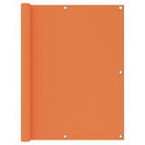 Vidaxl Balkon Bildschirm 120x600 cm Oxford Fabric Orange