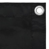 Vidaxl Balkon Bildschirm 120x300 cm Oxford Stoff schwarz