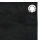 Vidaxl Balkon Bildschirm 120x400 cm Oxford Stoff schwarz