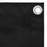 Vidaxl Balkon Bildschirm 120x600 cm Oxford Stoff schwarz