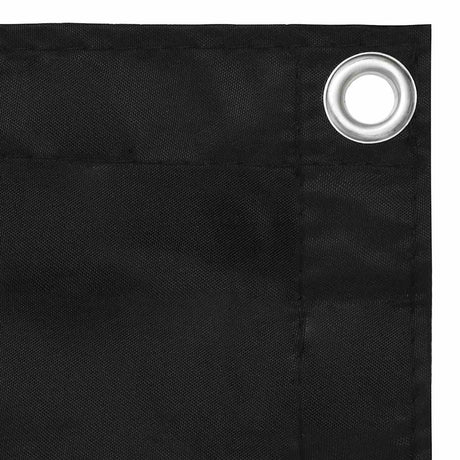 Vidaxl Balkon Bildschirm 120x600 cm Oxford Stoff schwarz