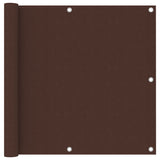 Vidaxl balkongskjerm 90x500 cm Oxford Fabric Brown