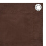 Vidaxl Balkon Bildschirm 90 x 500 cm Oxford Stoff braun