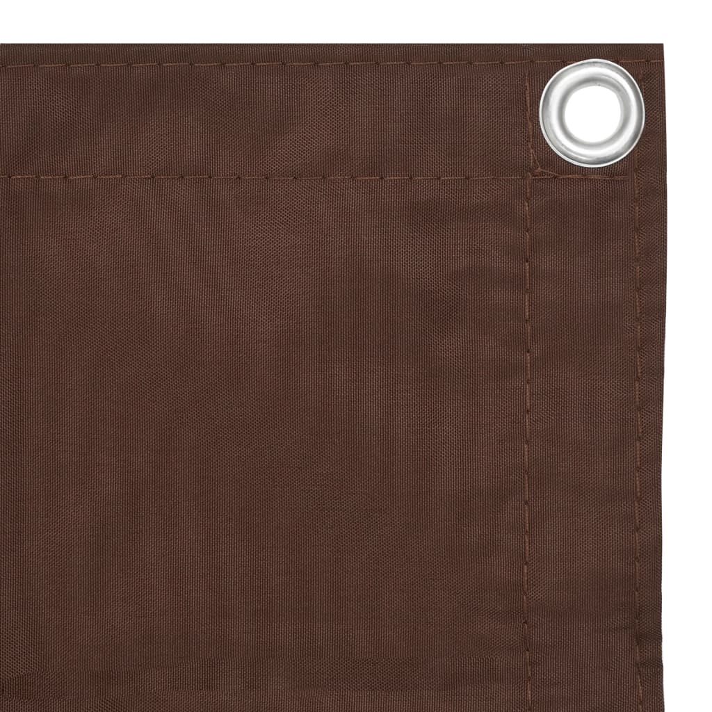 Pantalla de balcón Vidaxl 120x300 CM Oxford Fabric Brown