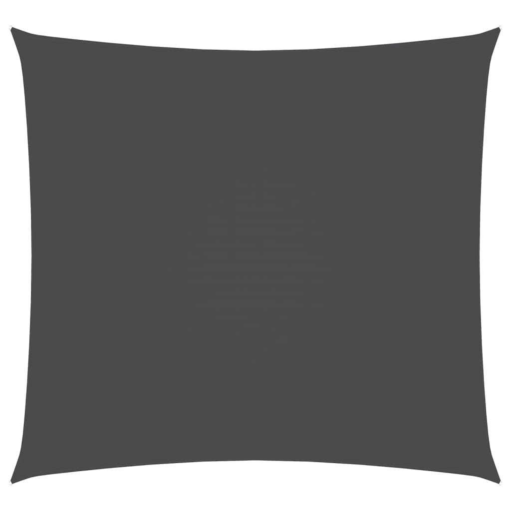 Vidaxl Sunshade Square 2.5x2.5 m Oxford fabric anthracite -colored