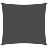 VIDAXL -Markise Square 5x5 M Oxford Stoffanthrazit -geläutet