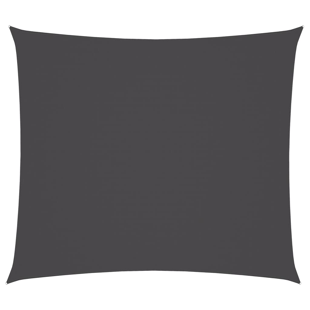 Vidaxl Sunshade Rectangular 2x2,5 M Oxford Fabric Anthracite -farget