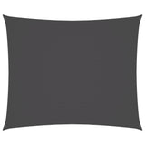 VIDAXL Sunshade Rechteckige 2x3 M Oxford -Stoffanthrazit -geläutet