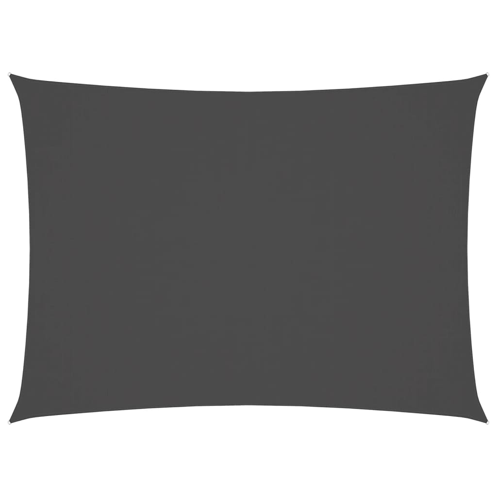 VIDAXL Sunshade Rechteck 2x3,5 M Oxford -Stoff -Anthrazit -geläutet