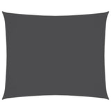 Vidaxl Sunshade Rechteck 2,5 x 3,5 M Oxford Stoffanthrazit -geläutet