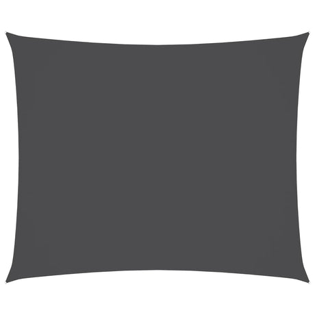 Vidaxl Sunshade Rechteck 2,5 x 3,5 M Oxford Stoffanthrazit -geläutet