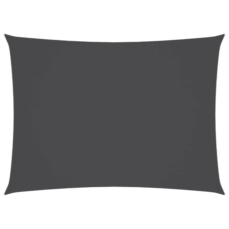 VIDAXL Sunshade Rechteck 2,5 x 4,5 M Oxford Stoffanthrazit -geläutet