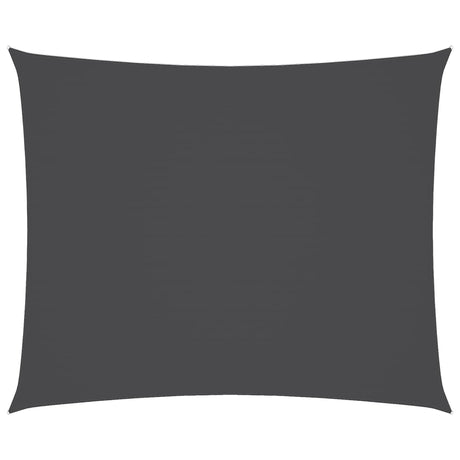 Vidaxl Sonnenschatten Rechteckig 5x6 M Oxford Stoffanthrazit -gelenkt
