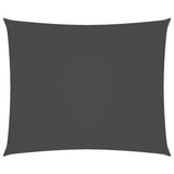 Vidaxl Sunshade Rectangular 5x6 M Oxford Stoff Anthracite -farget