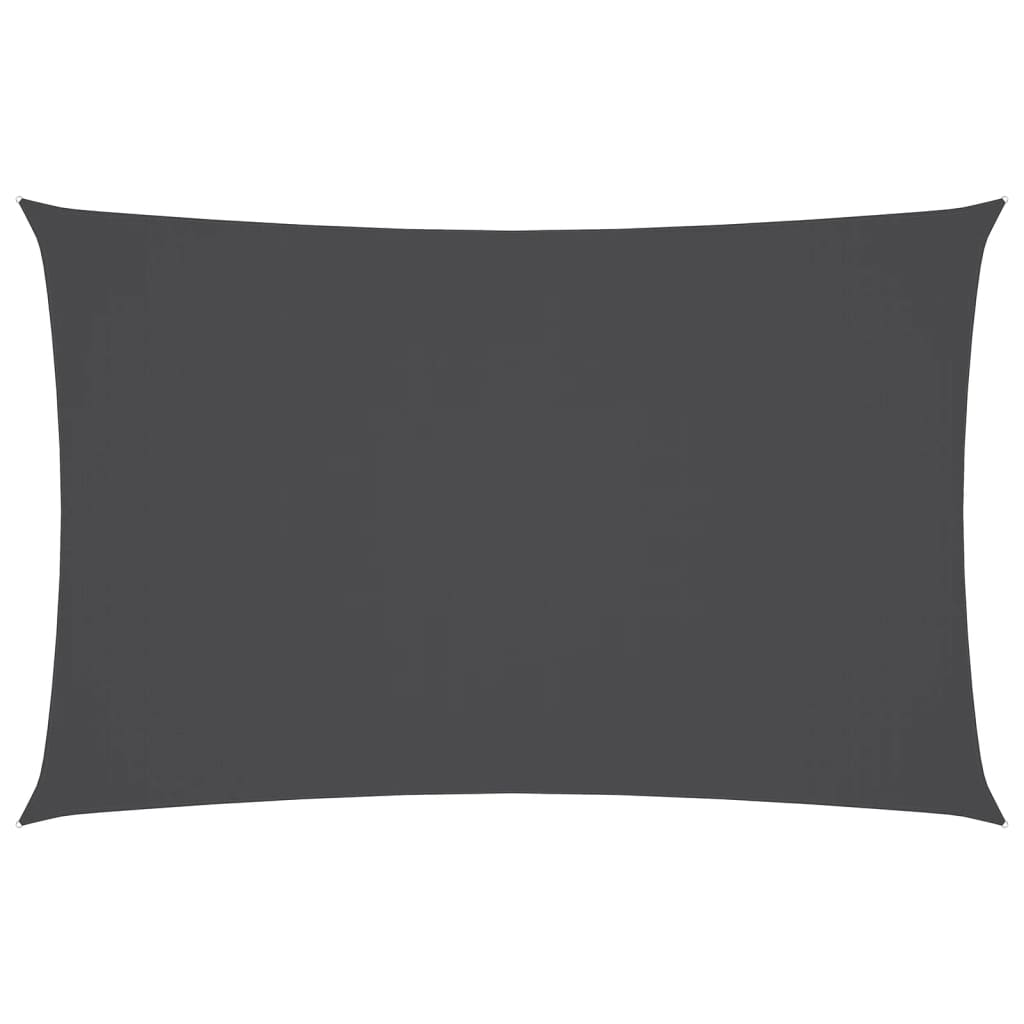 Vidaxl Sunshade rectangulaire 5x8 m oxford tissu anthracite -colored