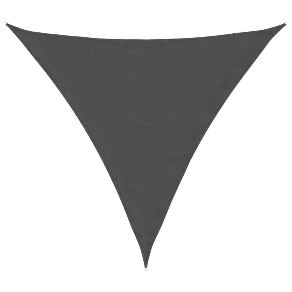 Vidaxl Sunshade Triangular 3x3x3 M Oxford Stoffanthrazit -gelöscht