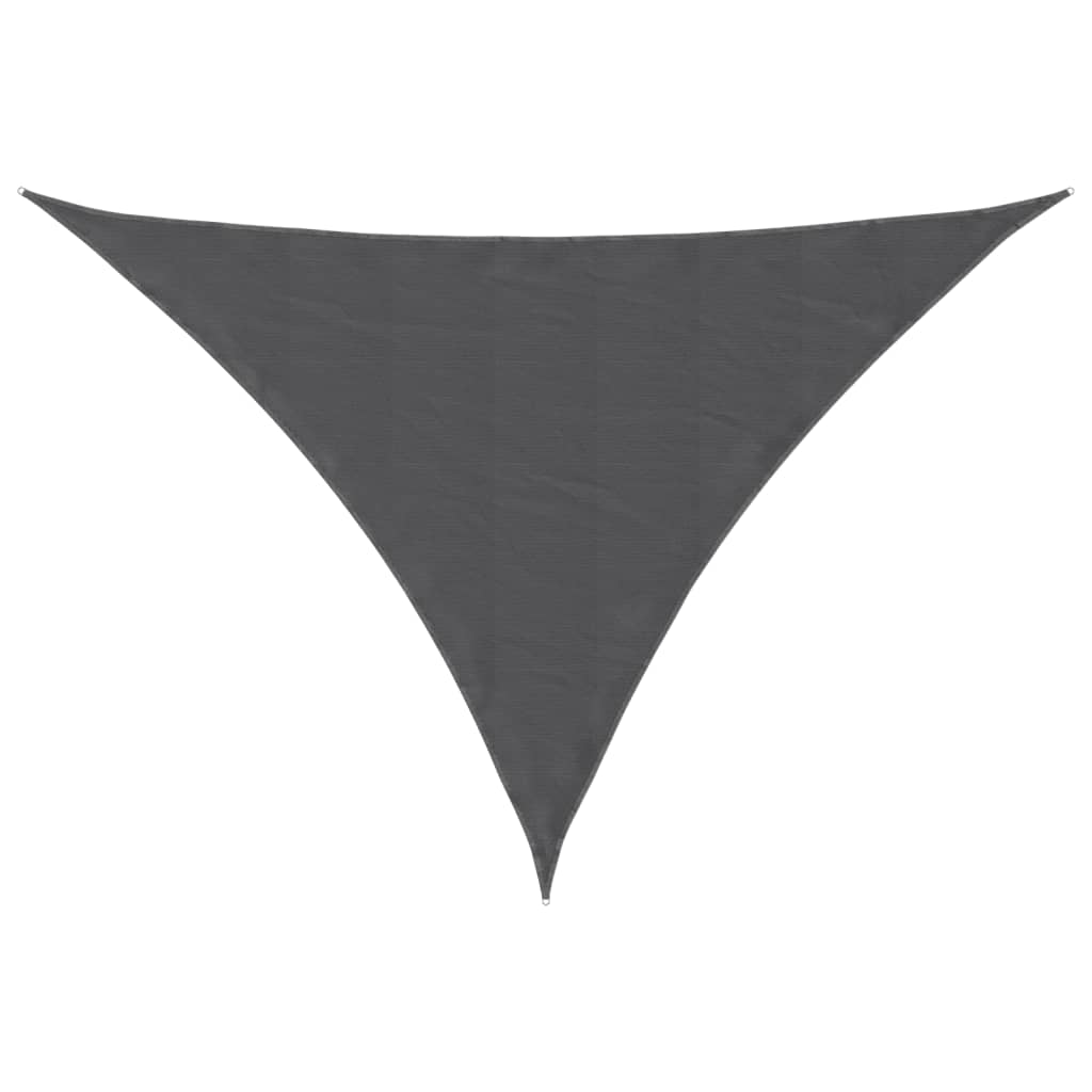 Vidaxl Sunshade Triangular 3x4x4 M Oxford Fabric Anthracite -farget