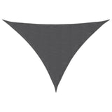 Vidaxl Sunshade Triangular 3x4x4 M Oxford Fabric Anthracite -farget