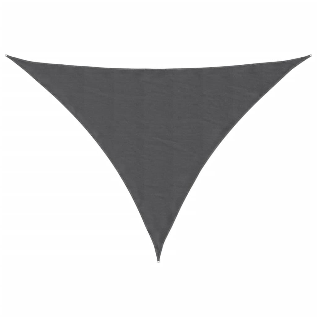 Vidaxl Sunchade Triangular 3,5x3,5x4,9 M Oxford Stoff -Anthrazitfarbe