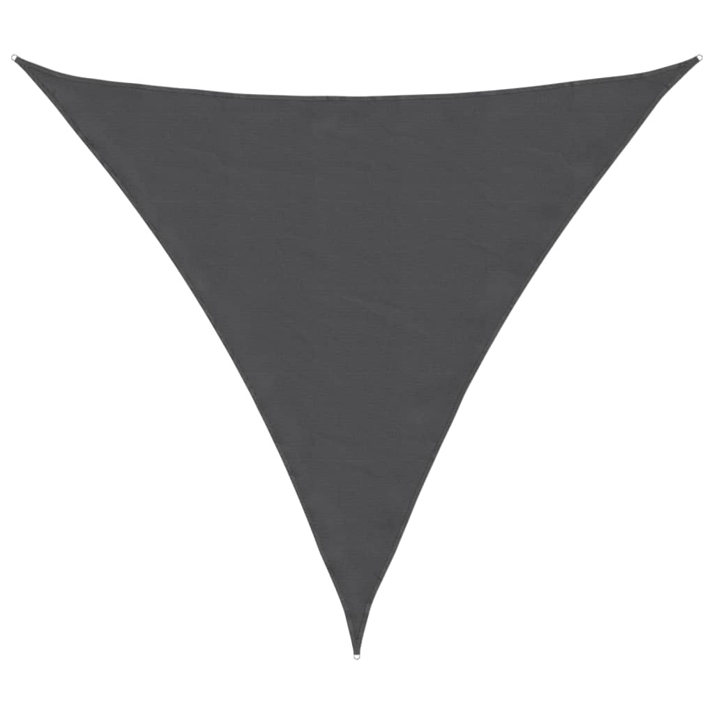 Vidaxl Sunshade Triangular 4x4x4 M Oxford Fabric Anthracite -farget