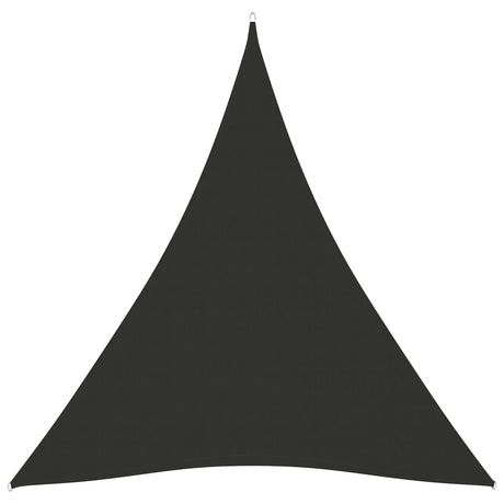 Vidaxl Sunshade Triangular 4x5x5 M Oxford Stoffanthrazit -gelöscht