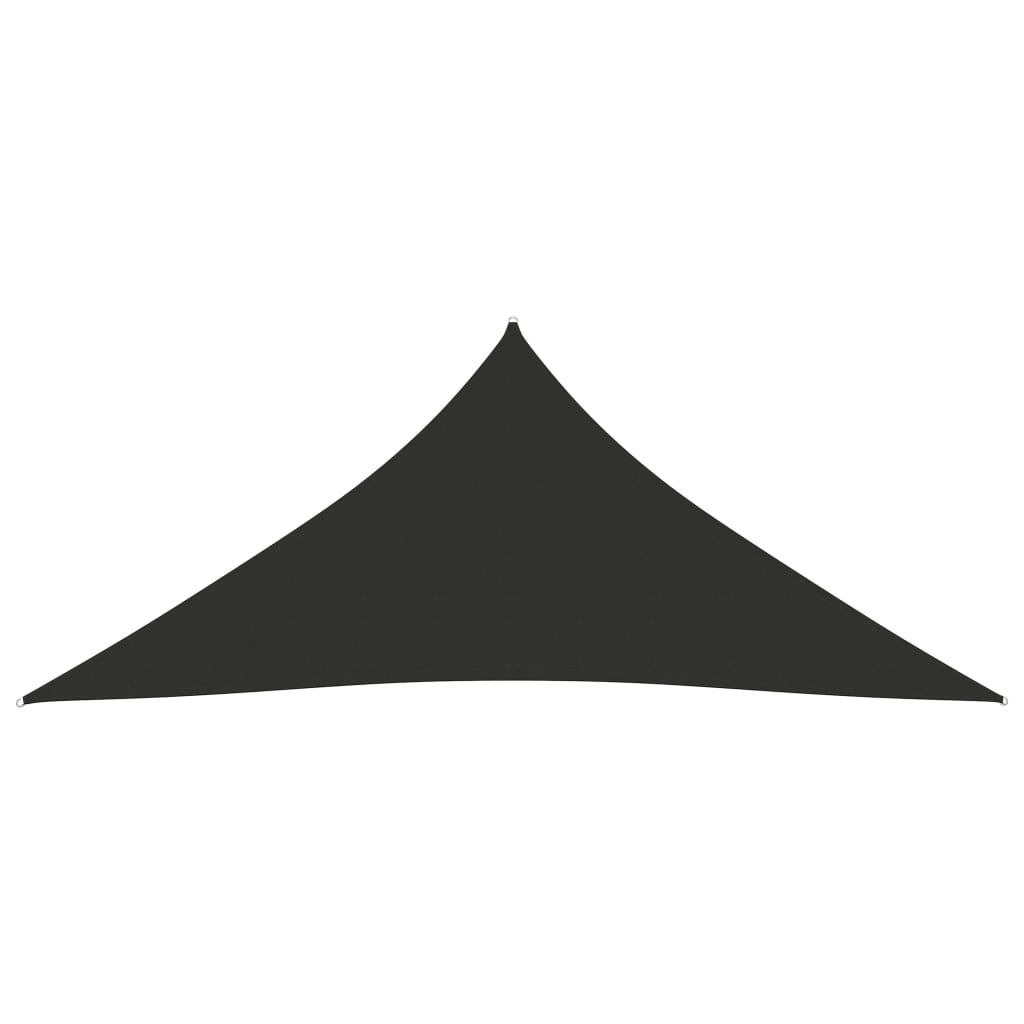 Vidaxl Sunshade Triangular 5x6x6 M Oxford Fabric Anthracite -farget