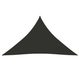 Vidaxl Sunshade Triangular 5x5x6 M Oxford Fabric Anthracite -farget