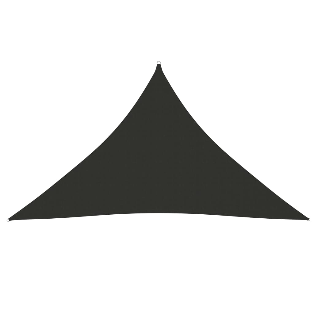 Vidaxl Sunshade Triangular 5x5x6 M Oxford Stoffanthrazit -gelöscht
